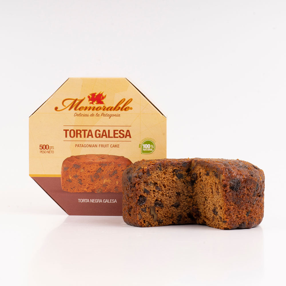 Patagonian Fruit Cake (Torta Galesa) - 500 gramos en Caja de Cartón
