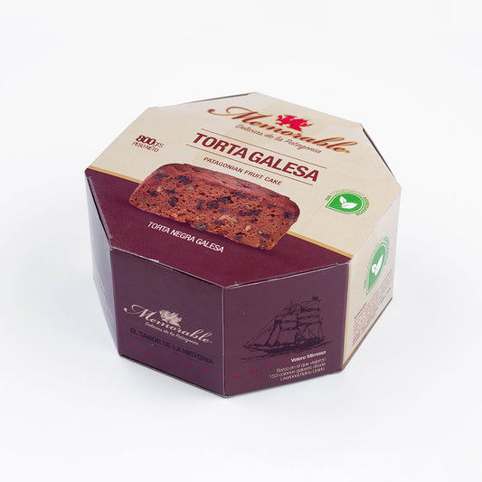 Patagonian Fruit Cake (Torta Galesa) - 800 gramos en Caja de Cartón